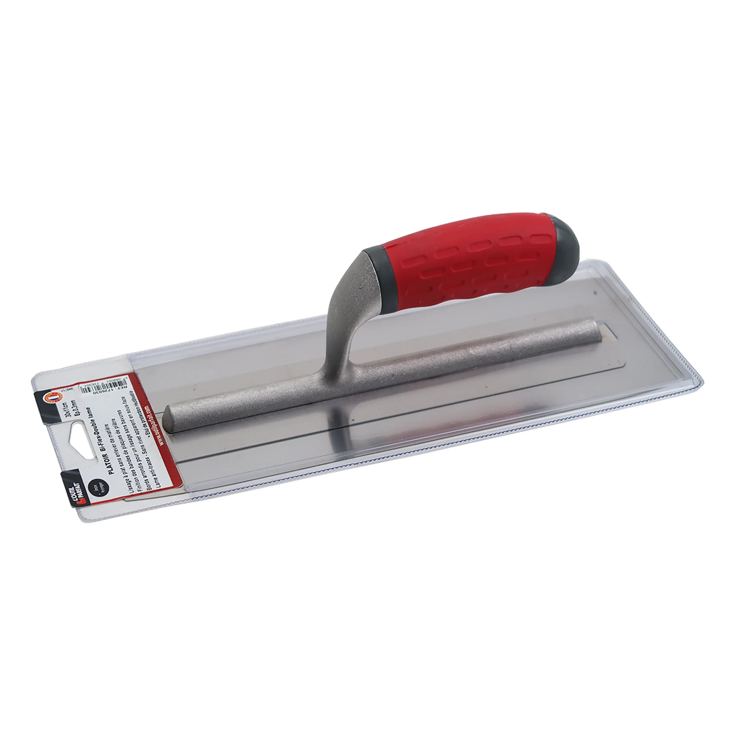 L'OUTIL PARFAIT Biflex Dubbelblad Slipstål / Putsbräde 0,3mm 35x11cm med Aluminiumhandtag 1726035
