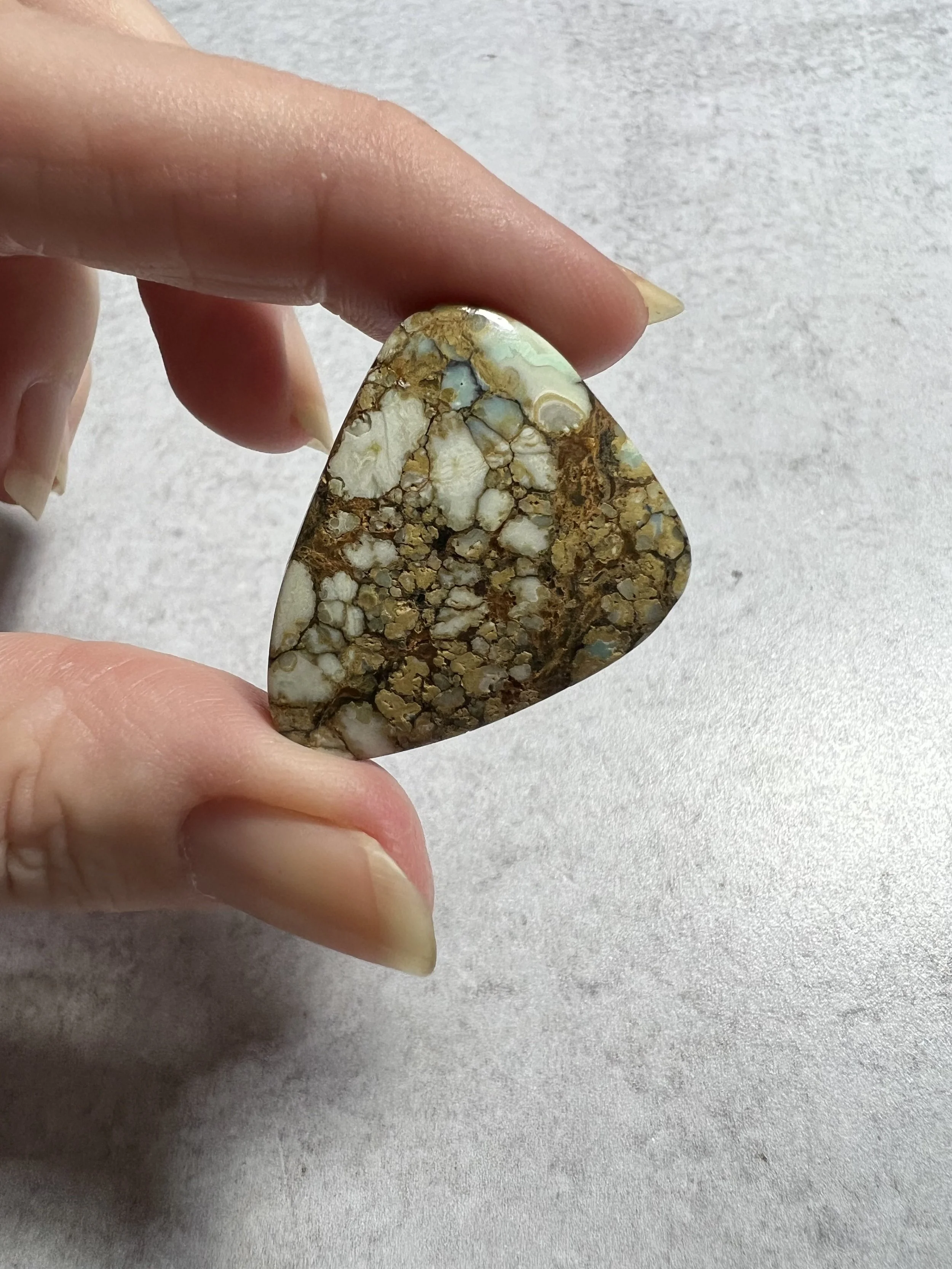 7 Dwarves Turquoise Freeform Cab