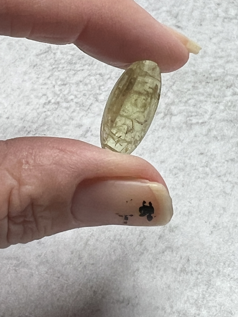Yellow Apatite Cab