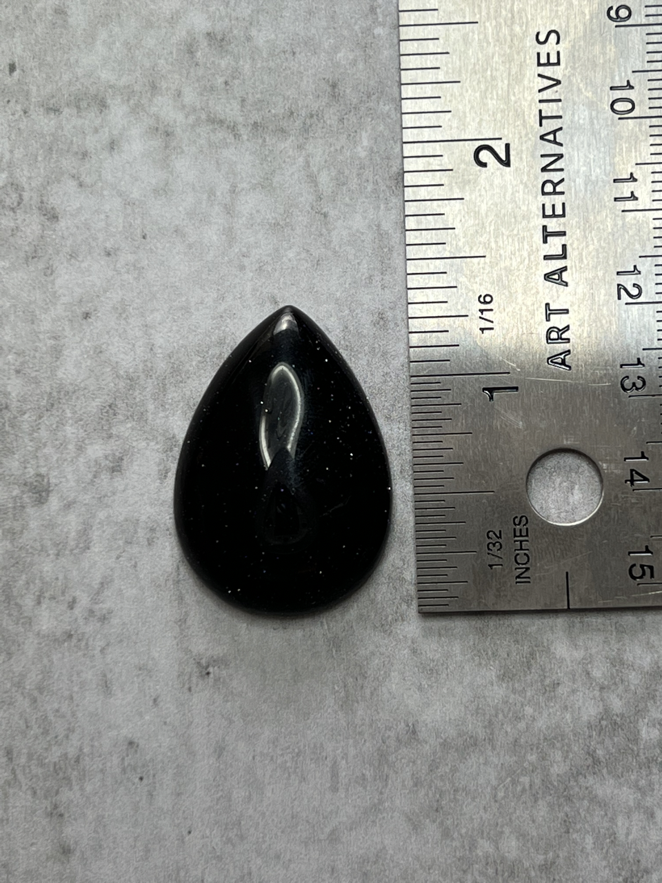 Blue Goldstone Teardrop XL