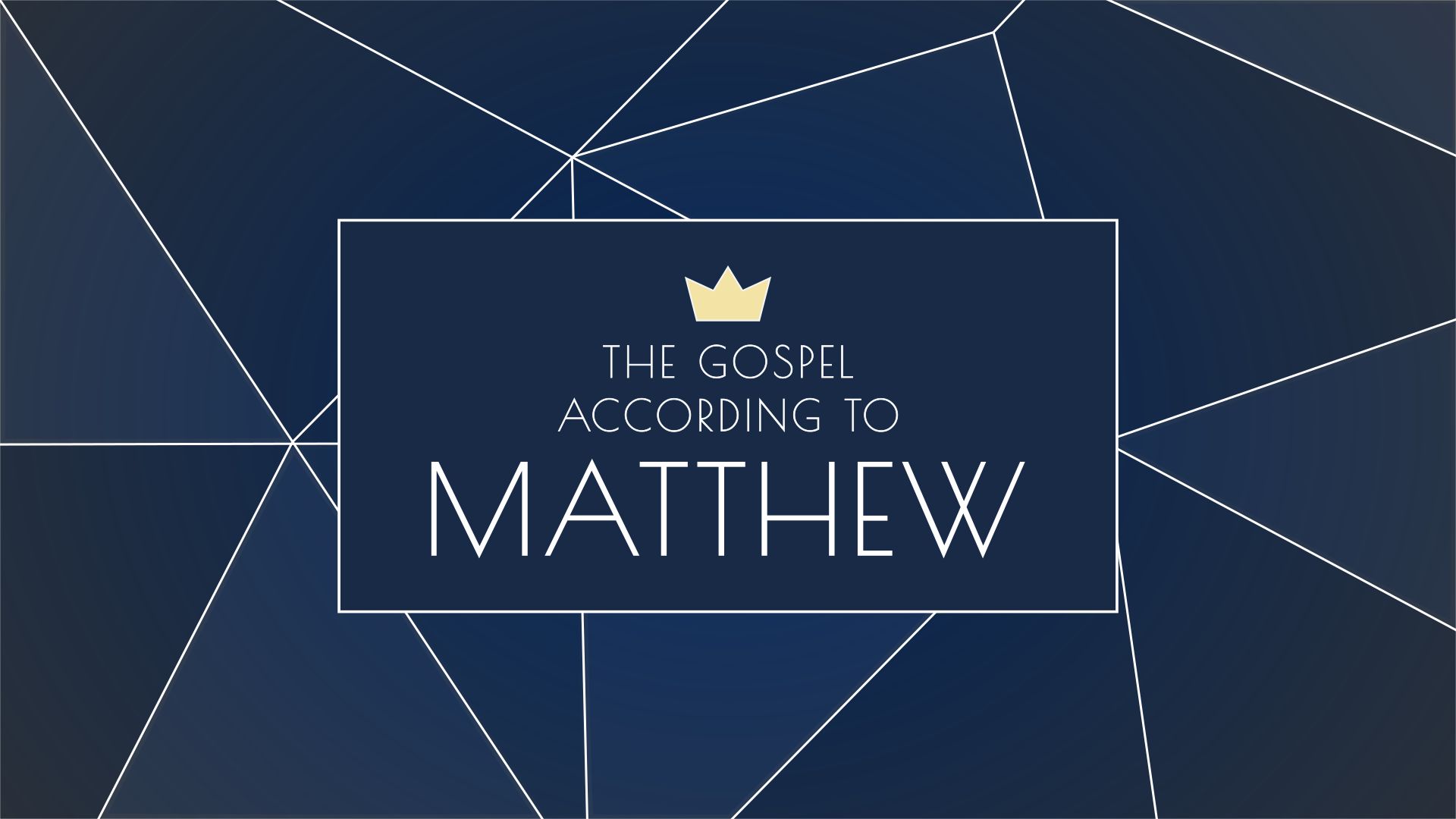 The Sermon on the Mount: Part 5