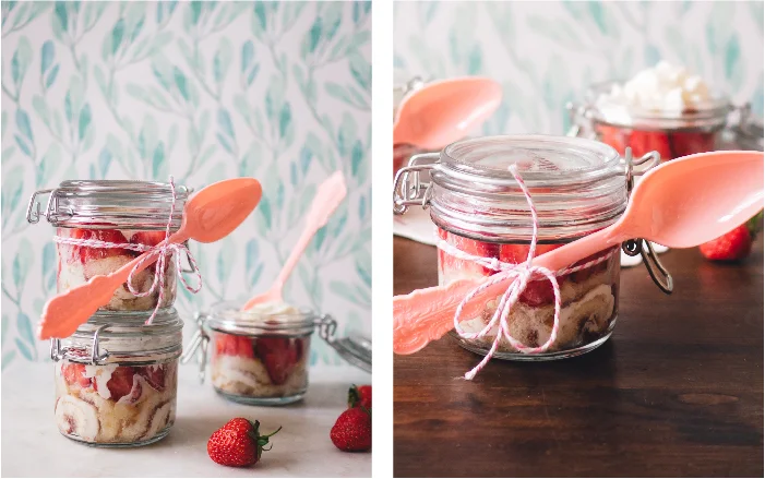A really quick and easy Strawberry Trifle for a Tennis Party