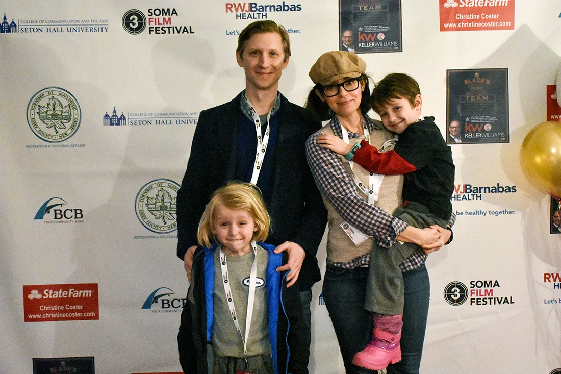 Linda Beck and Family at Kids' Program