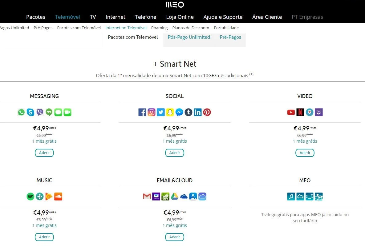 Portugal doesn't have net-neutrality laws in place. Everything is done in tiers. No more freedom for you.