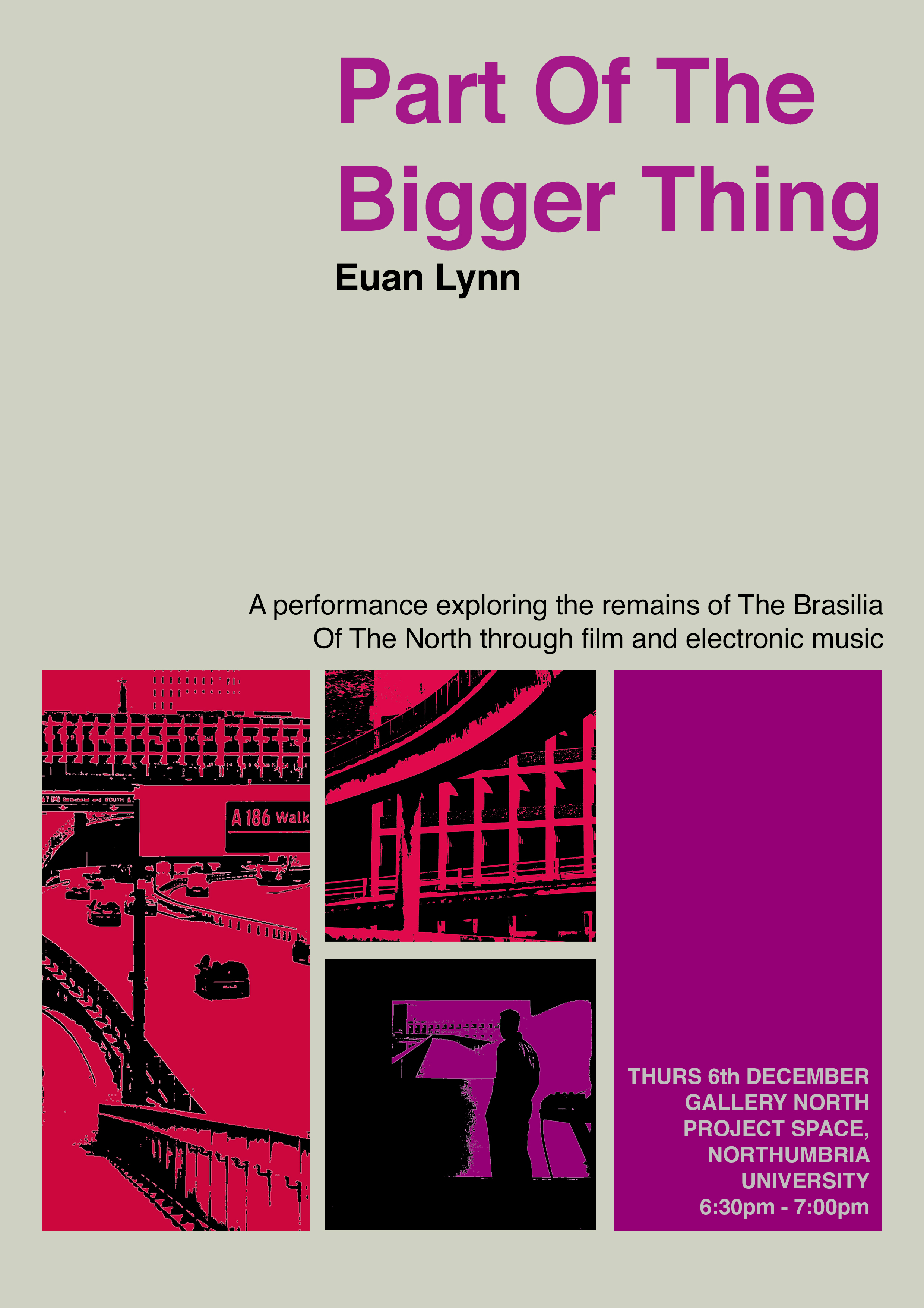 Performance event poster