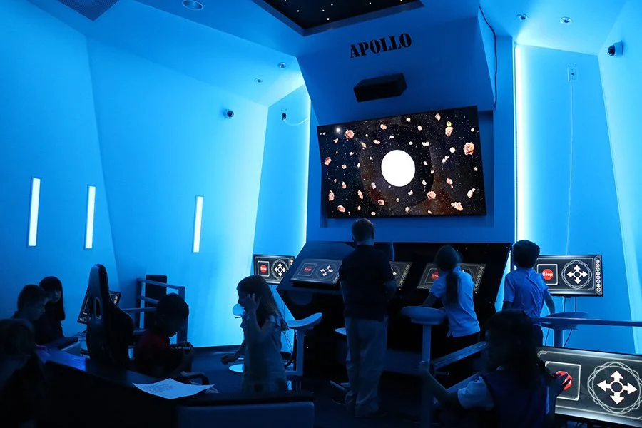 2nd Graders Sneaking Around Asteroids