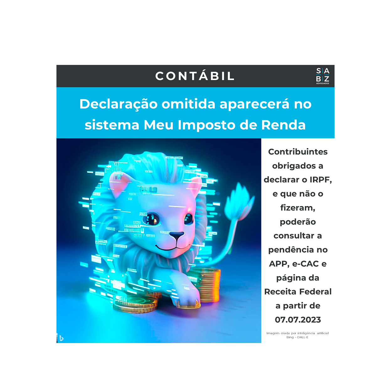 Contábil - Declaração omitida aparecerá no sistema meu imposto de renda
