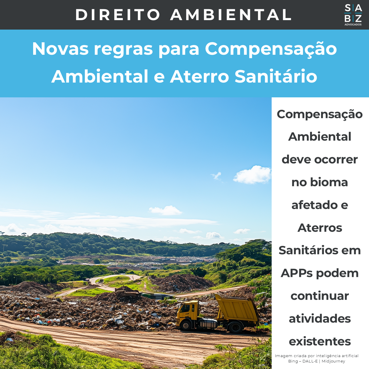 Direito Ambiental - Novas regras para Compensação Ambiental e Aterro Sanitário