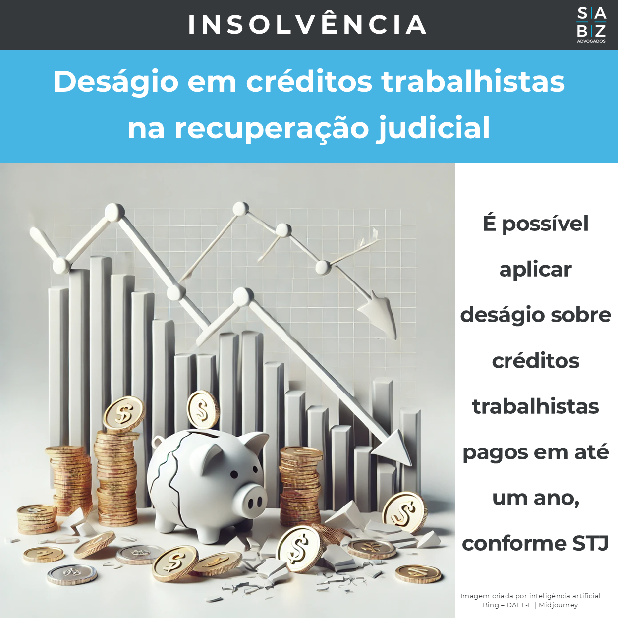 Insolvência - Deságio em créditos trabalhistas na recuperação judicial