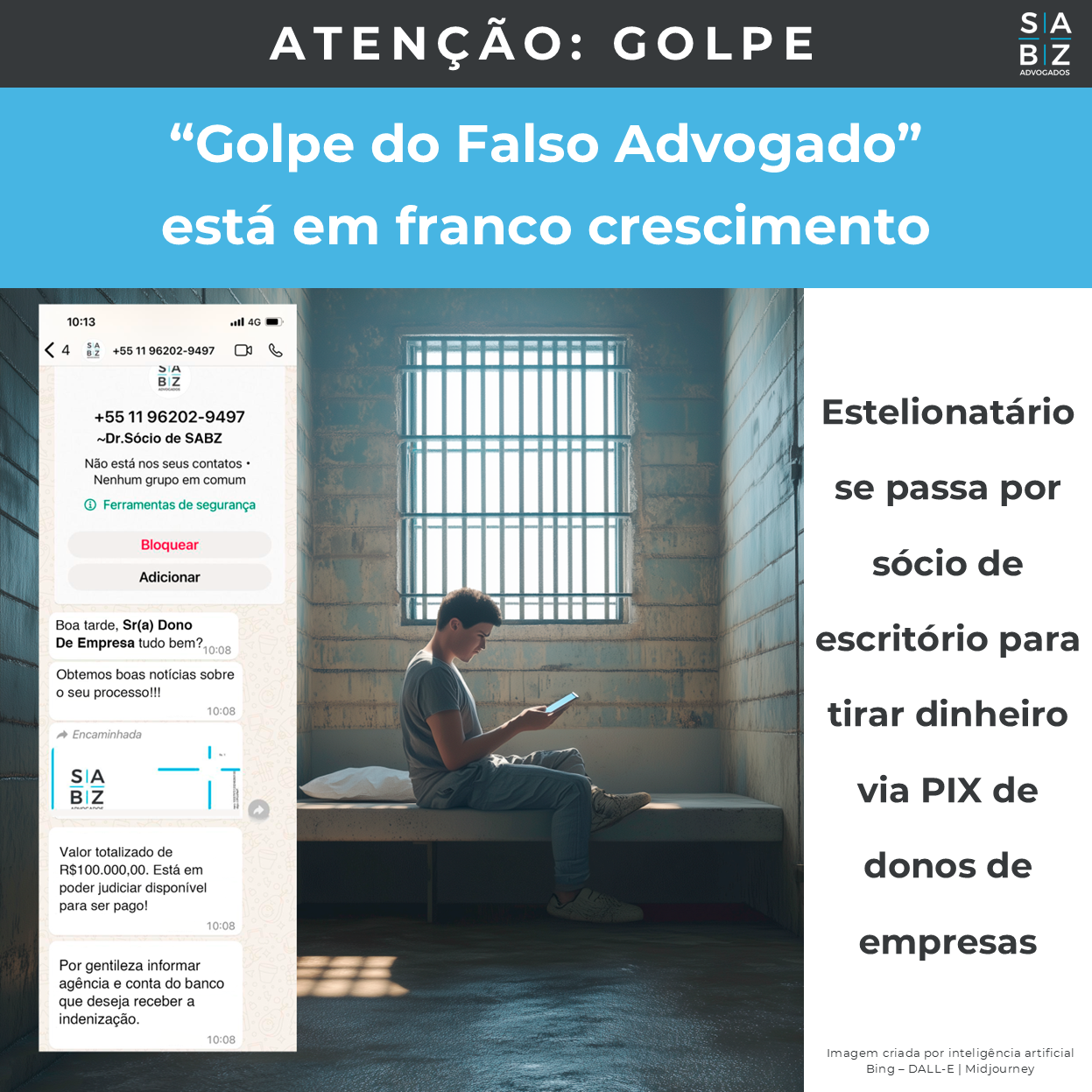 Atenção Golpe - "Golpe do Falso Advogado" esta em franco crescimento
