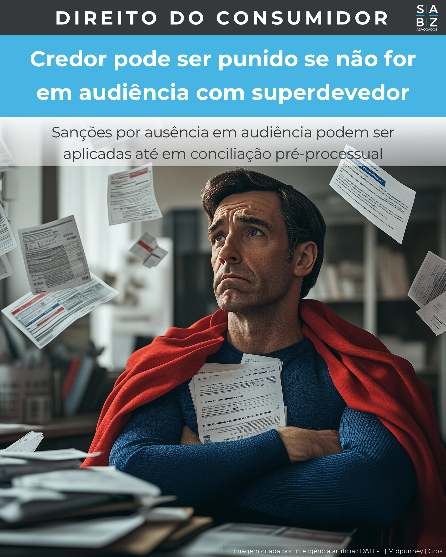 Direito do Consumidor - Credor pode ser punido se não for em audiência com superdevedor