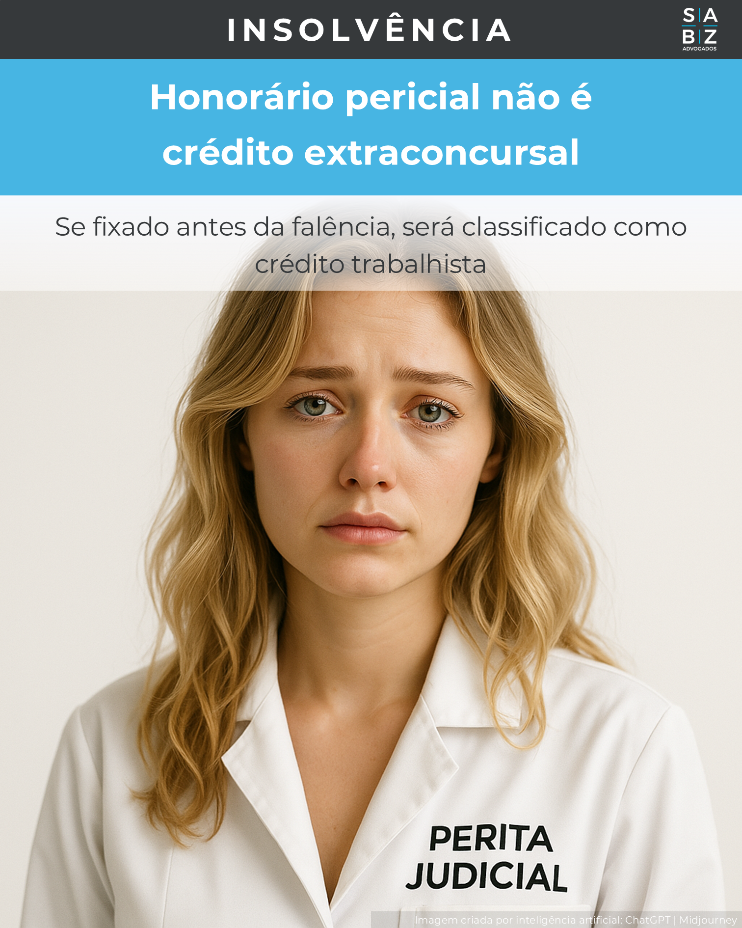 Insolvência - Honorário pericial não é crédito extraconcursal