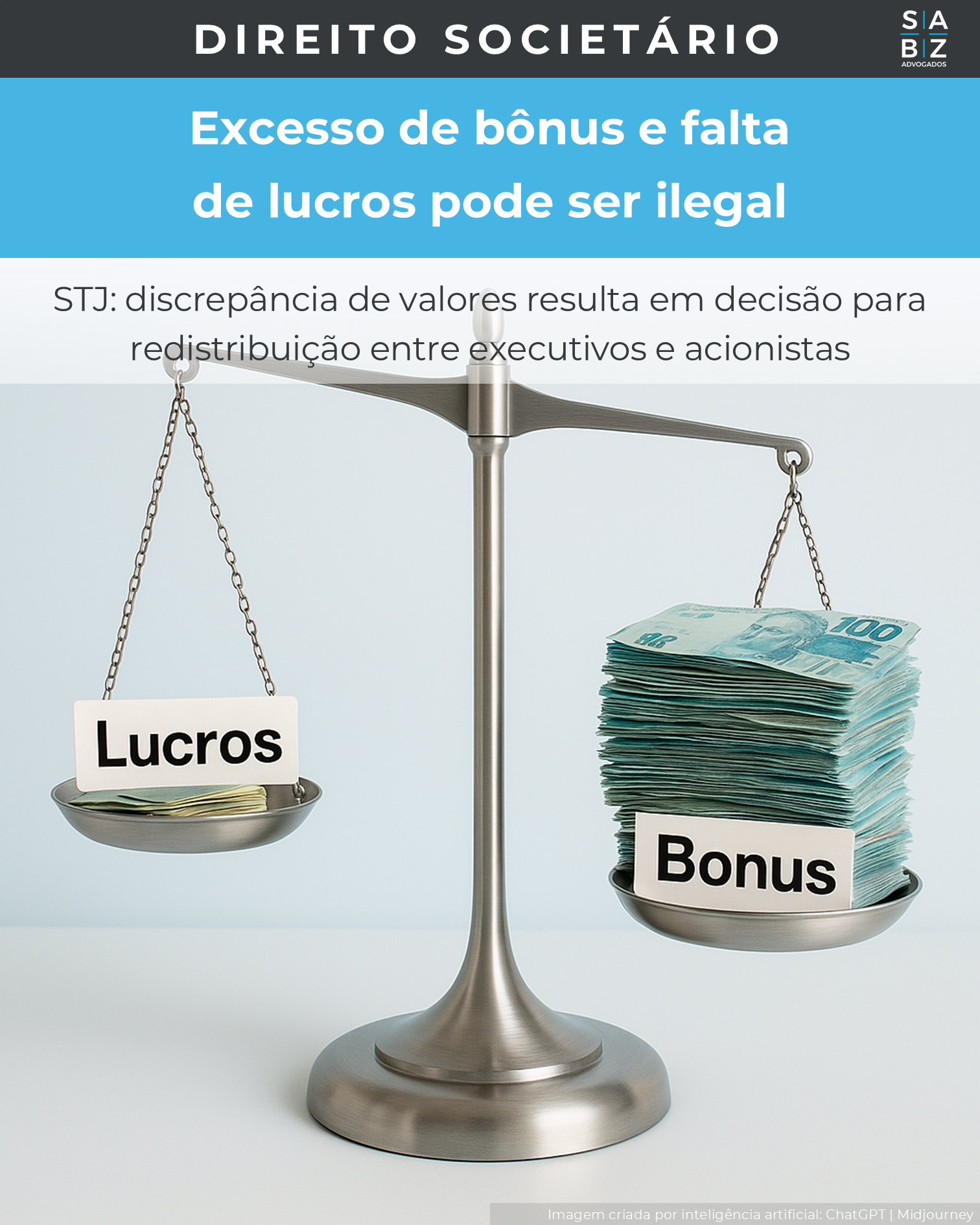 Direito Societário - Excesso de bônus e falta de lucros pode ser ilegal