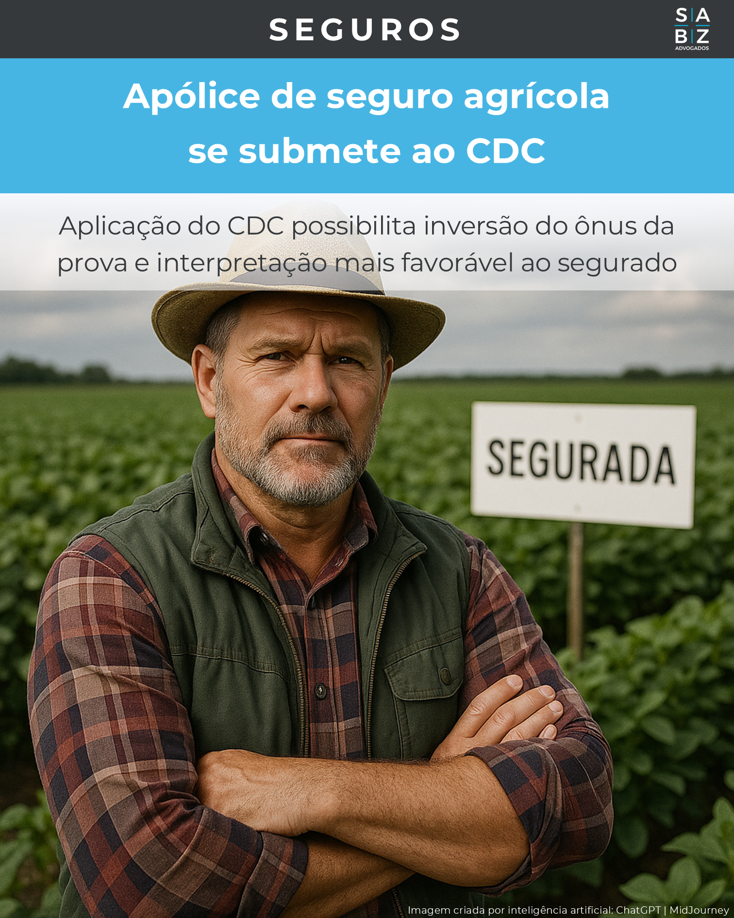 Seguros - Apólice de seguro agrícola se submete ao CDC