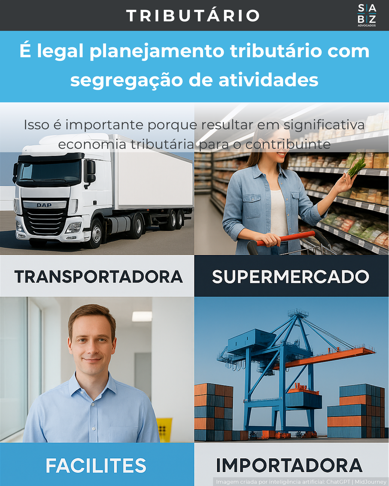 Tributário - É legal planejamento tributário com segregação de atividades