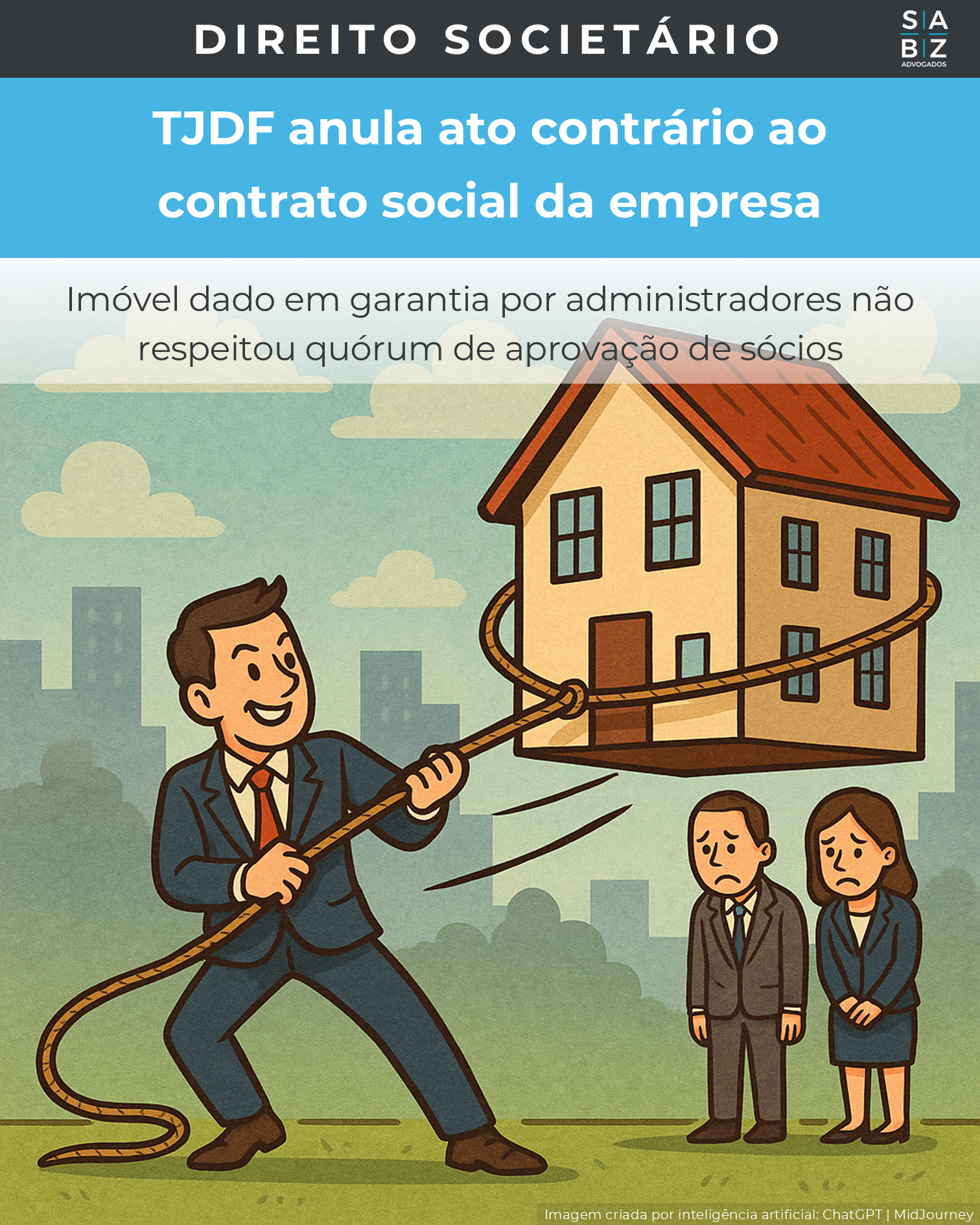 Direito Societário - TJDF anula ato contrário ao contrato social da empresa