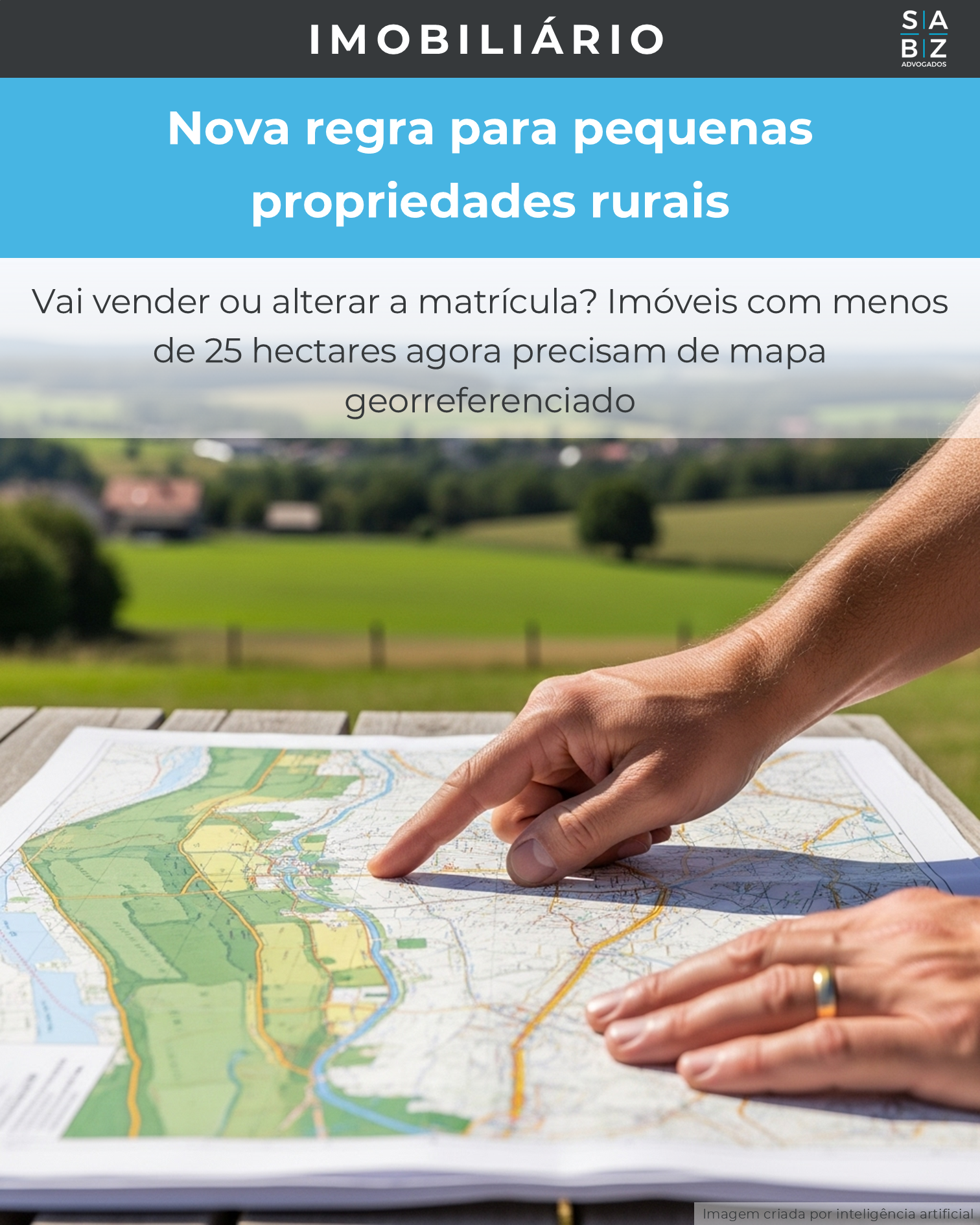 Imobiliário - Nova regra para pequenas propriedades rurais