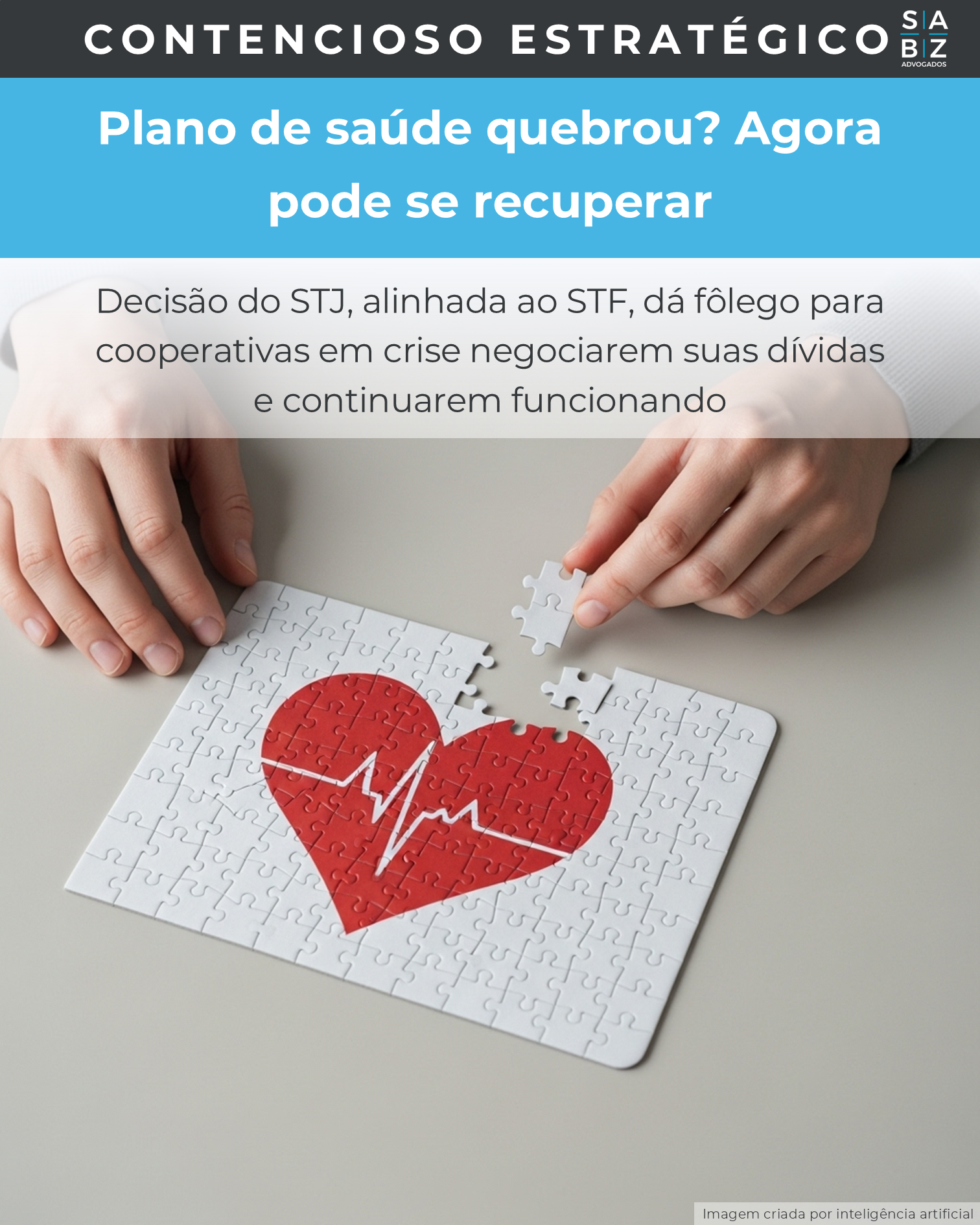 Contencioso Estratégico - Plano de saúde quebrou? Agora pode se recuperar