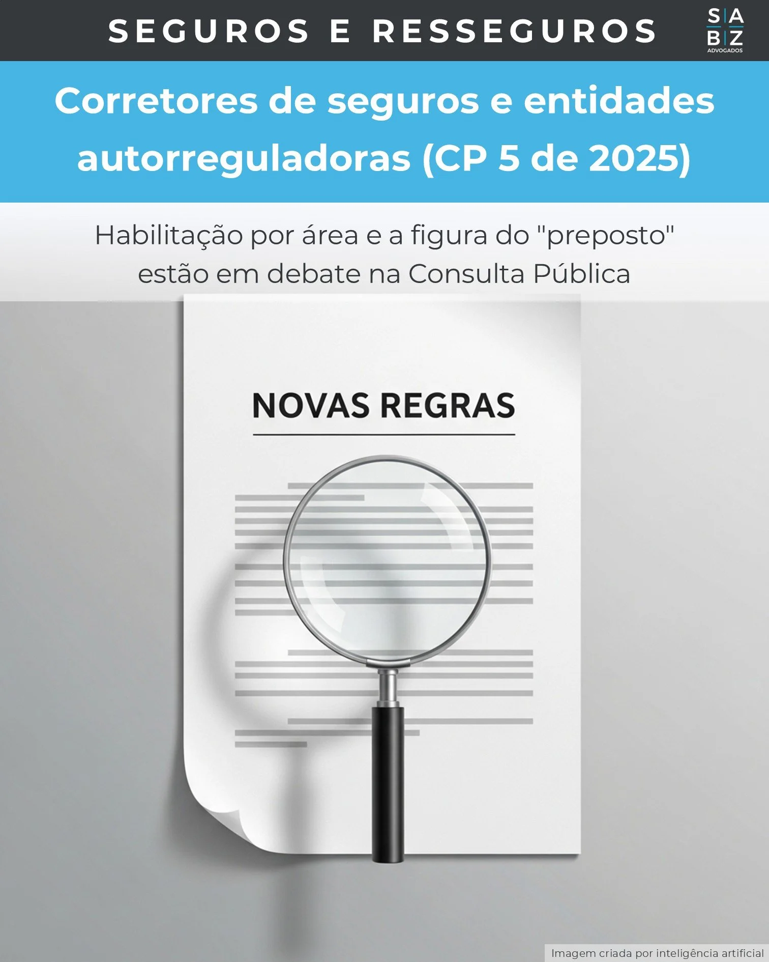 Seguros e Resseguros - Corretores de seguros e entidades autorreguladoras (CP 5 de 2025)