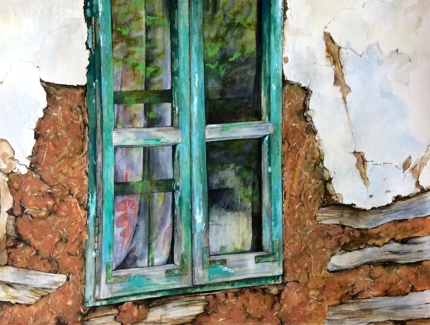 Reflection on window panes - MC Stiner