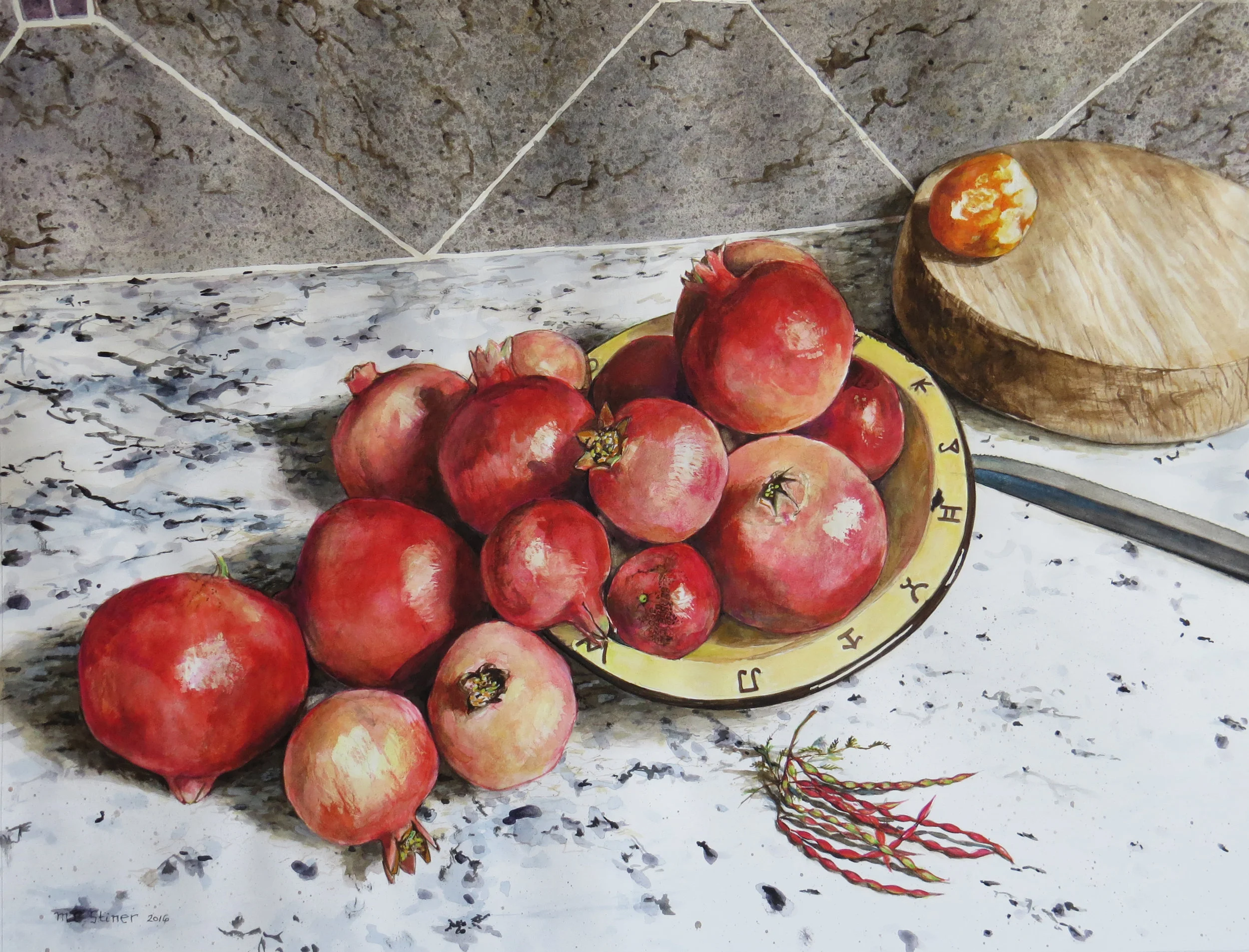 September pomegranates - MC Stiner