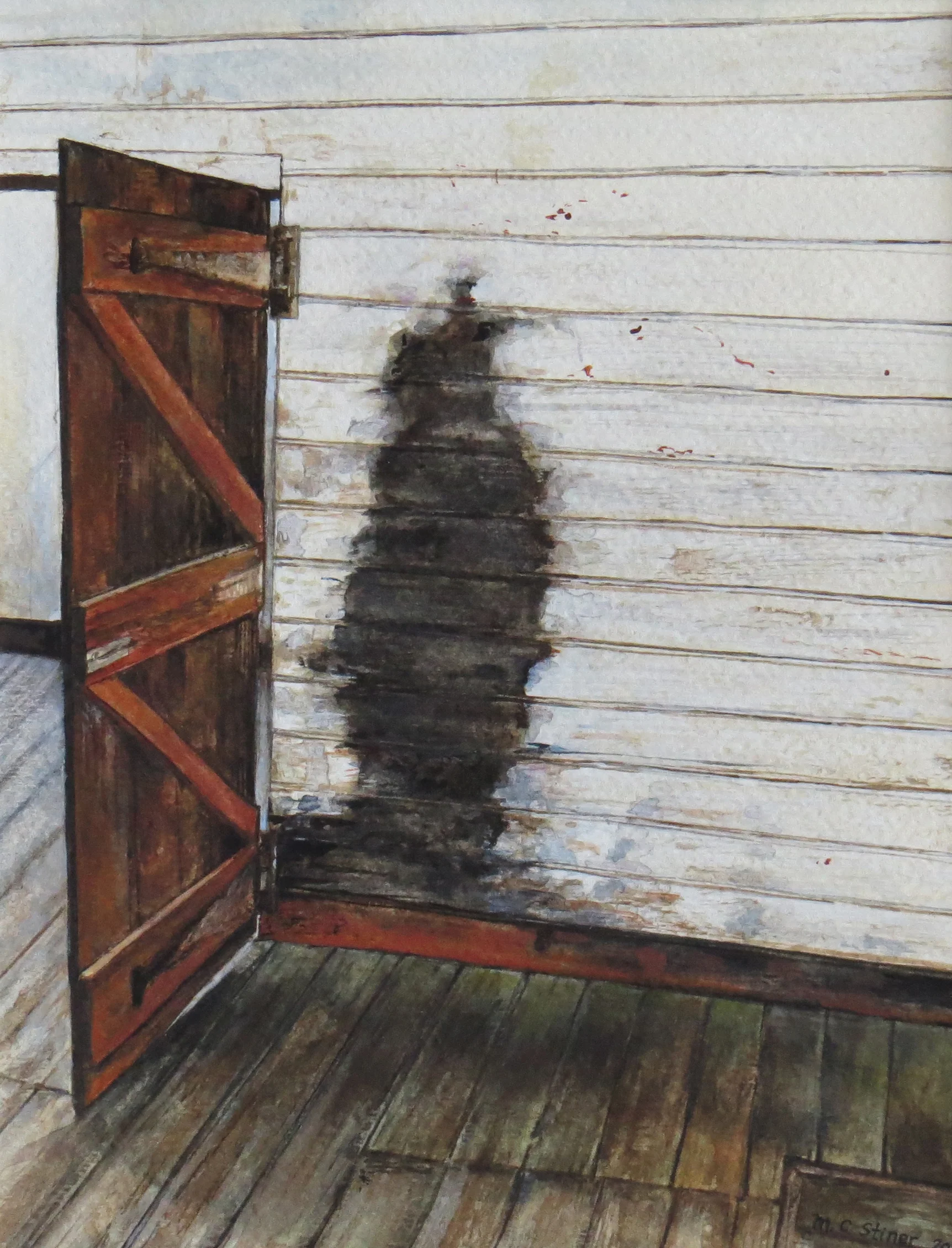 The ghost of Richmond Gaol (study)&nbsp; - MC Stiner