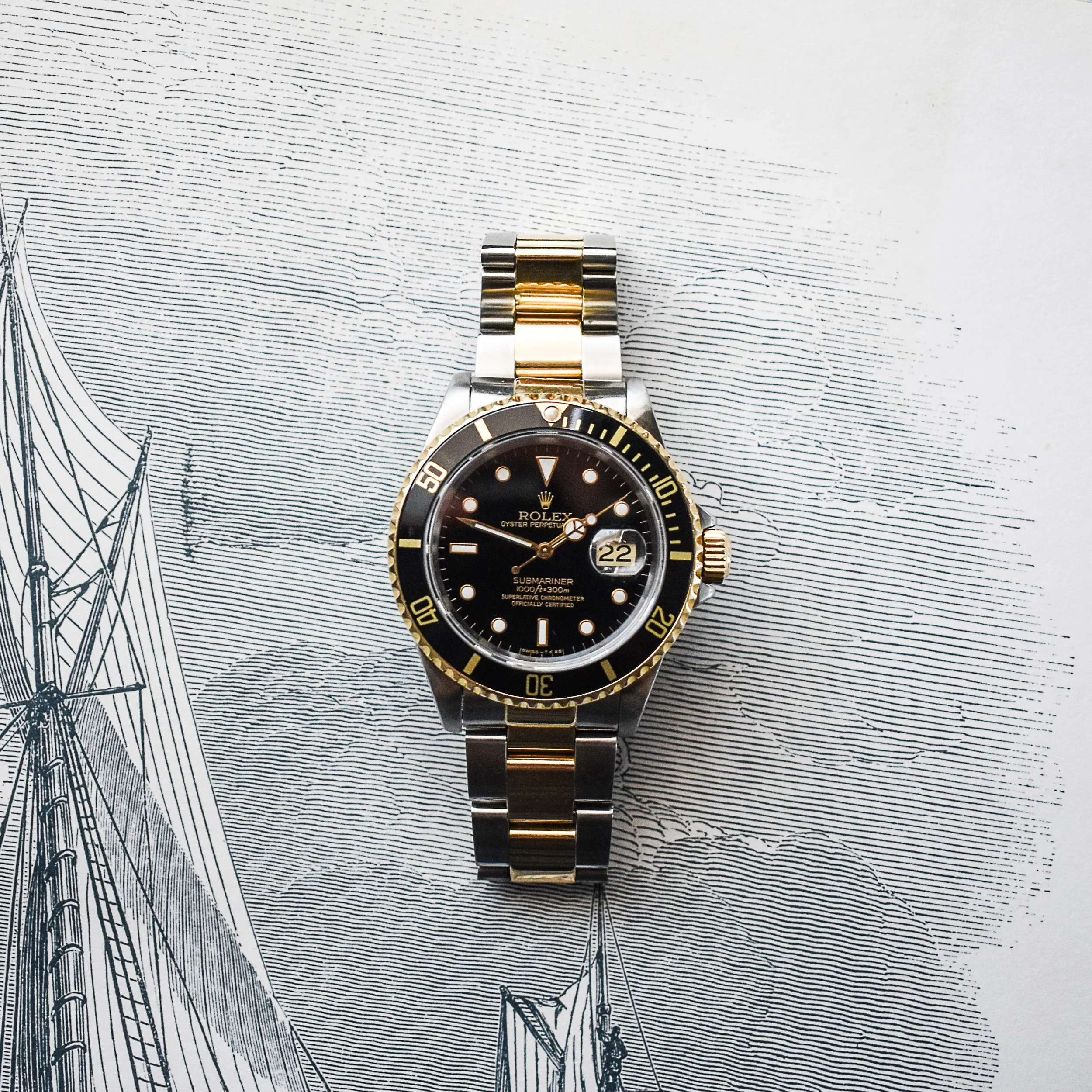 Rolex Submariner (Black & Gold)