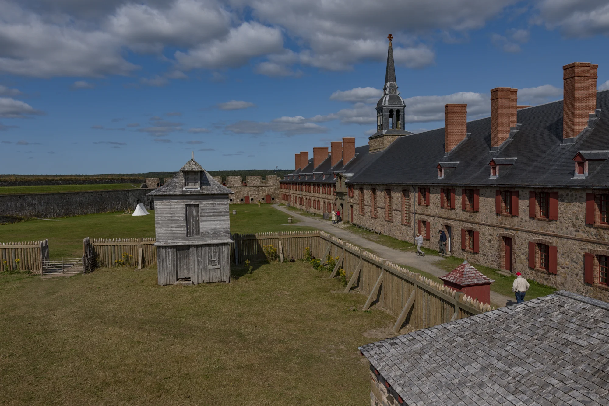 Inside the Garrison of the fortress