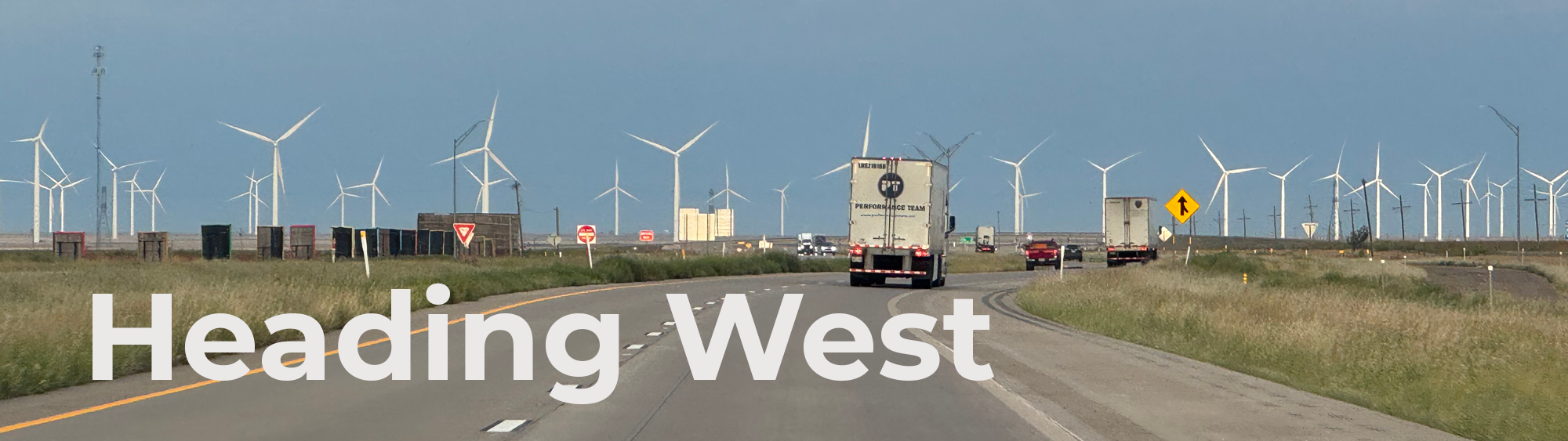 Heading West