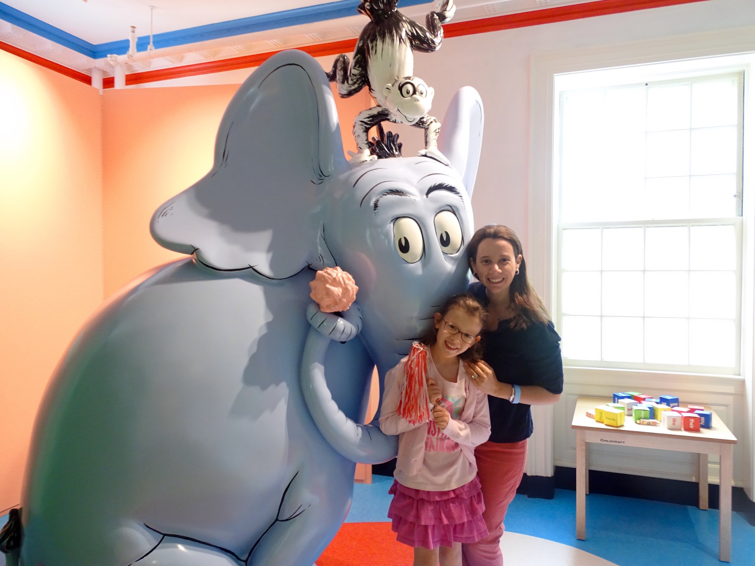 Posing with one of our favorite characters, Horton. 