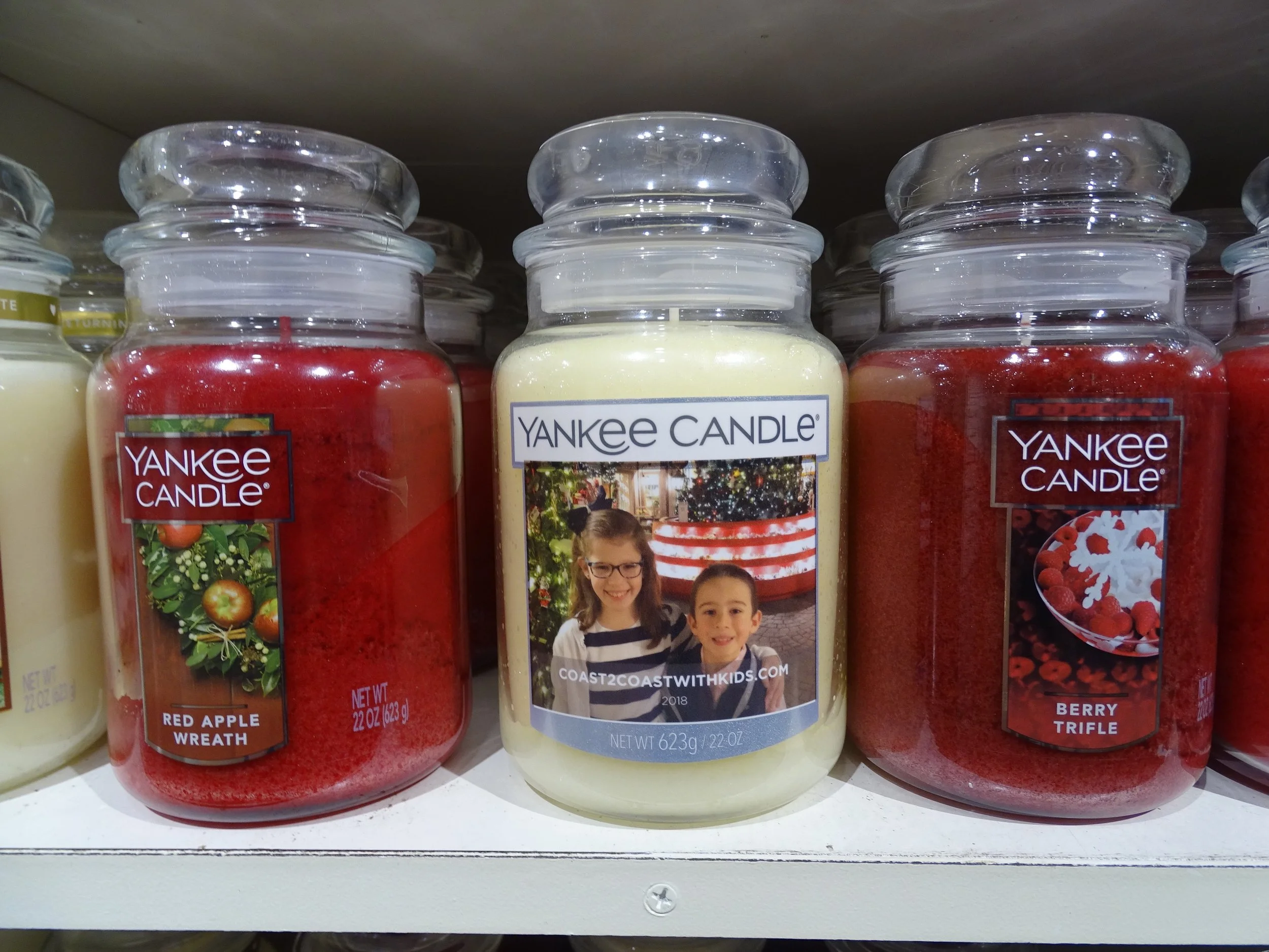 Yankee Candle Village in South Deerfield, Massachusetts