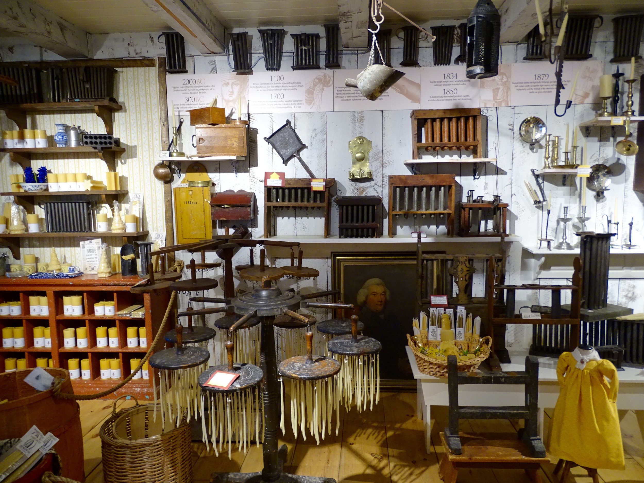 Yankee Candle Village in South Deerfield, Massachusetts