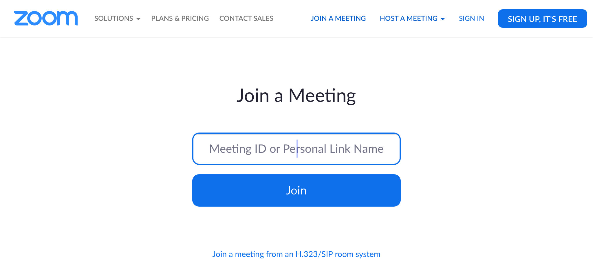 zoom meeting id