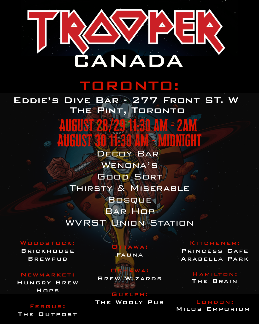 TROOPER RELEASE WKND