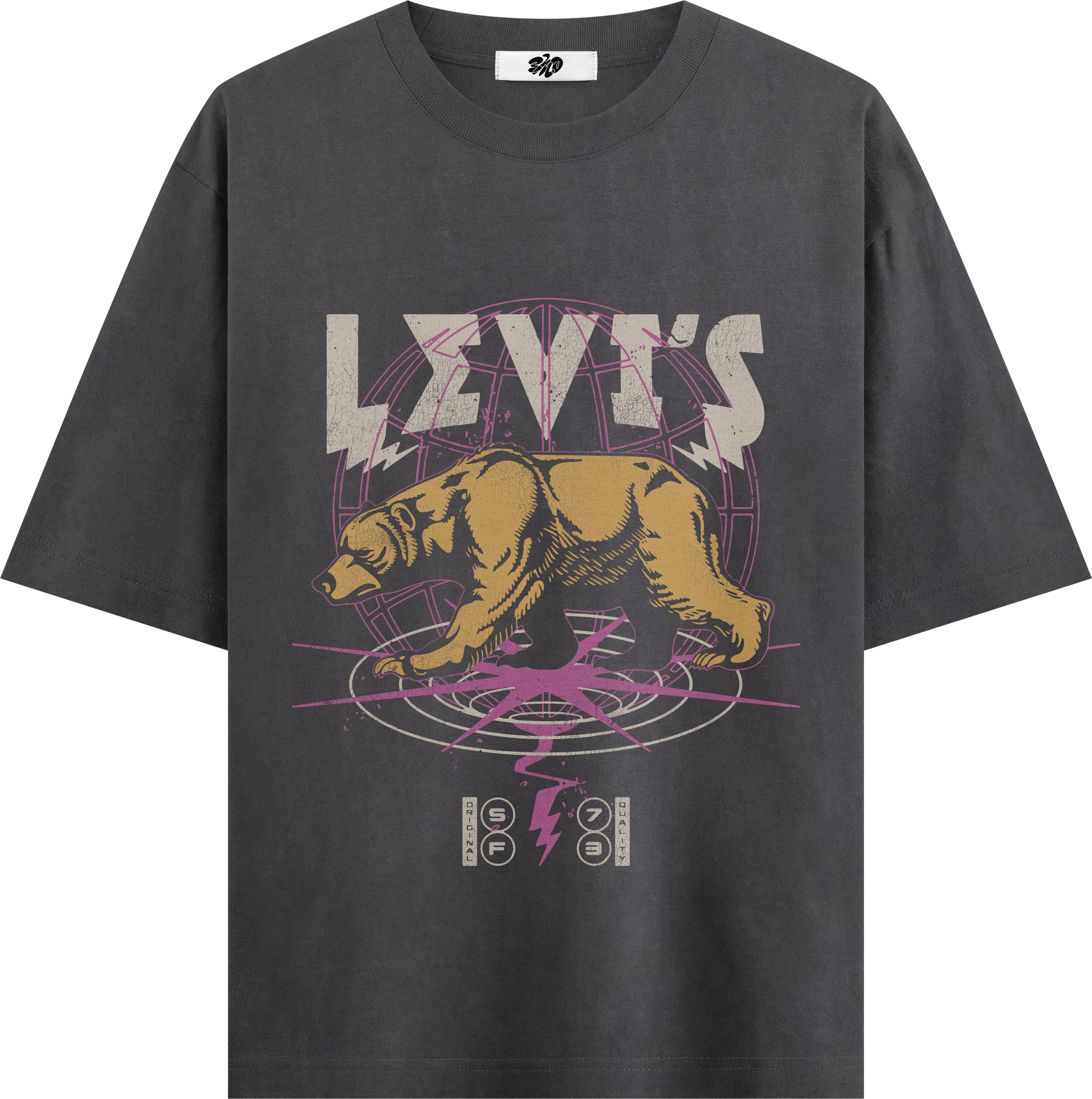 RETRO_RECORD_BEAR-OVERSIZED_TEE-FRONT.png