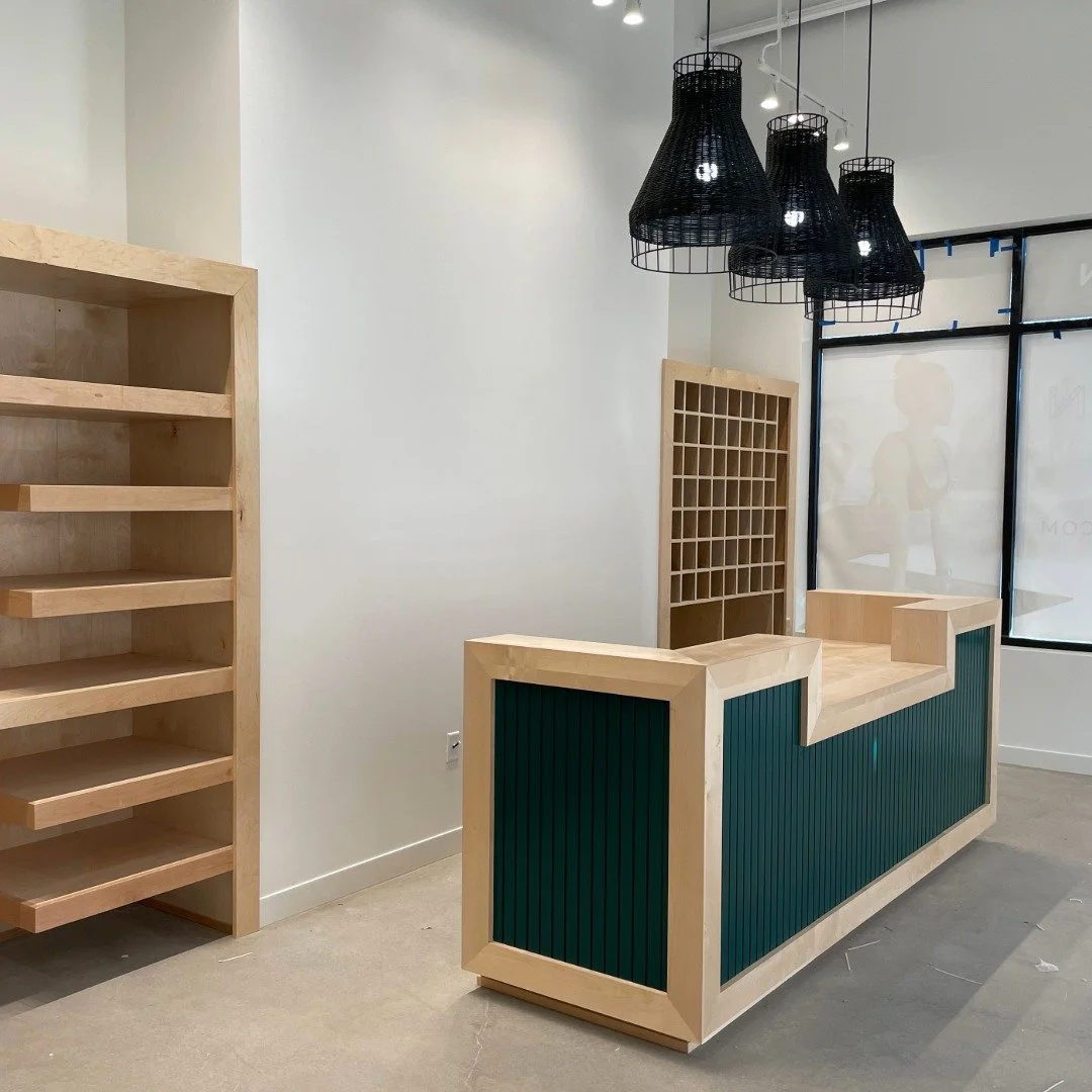 Midtown Yoga Durham during construction