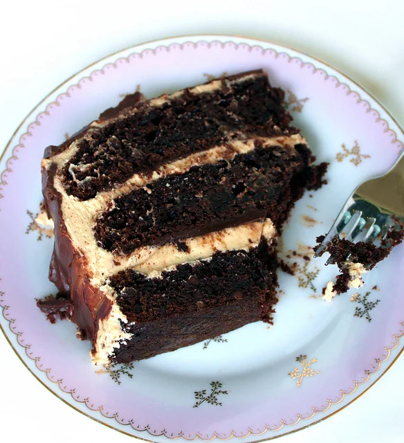 Chocolate Peanut Butter & Ganache Birthday Cake