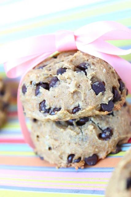 Chocolate Chip Garbanzo Bean Peanut Butter Cookies