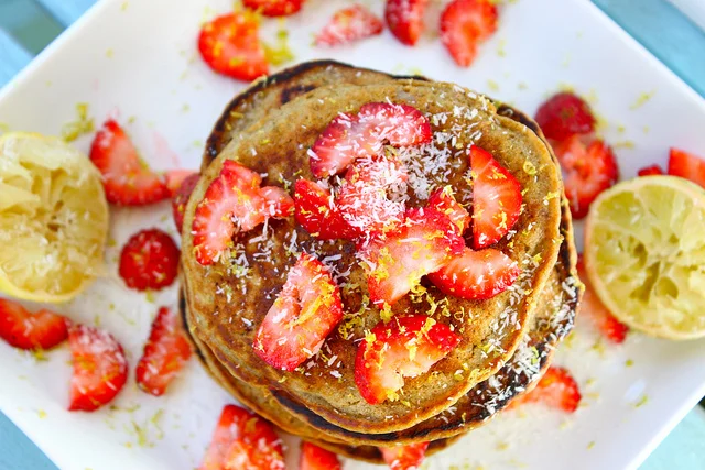 Strawberry Lime Pancakes