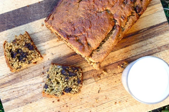 Oil Free Avocado Banana Bread