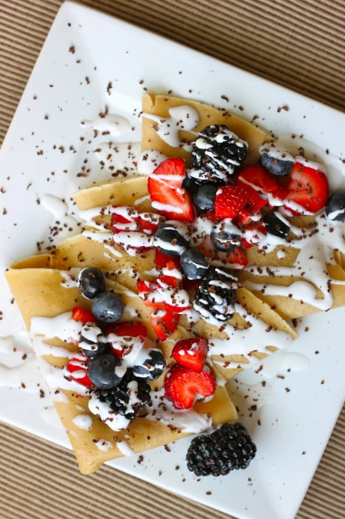 Berries N' Cream Crepes