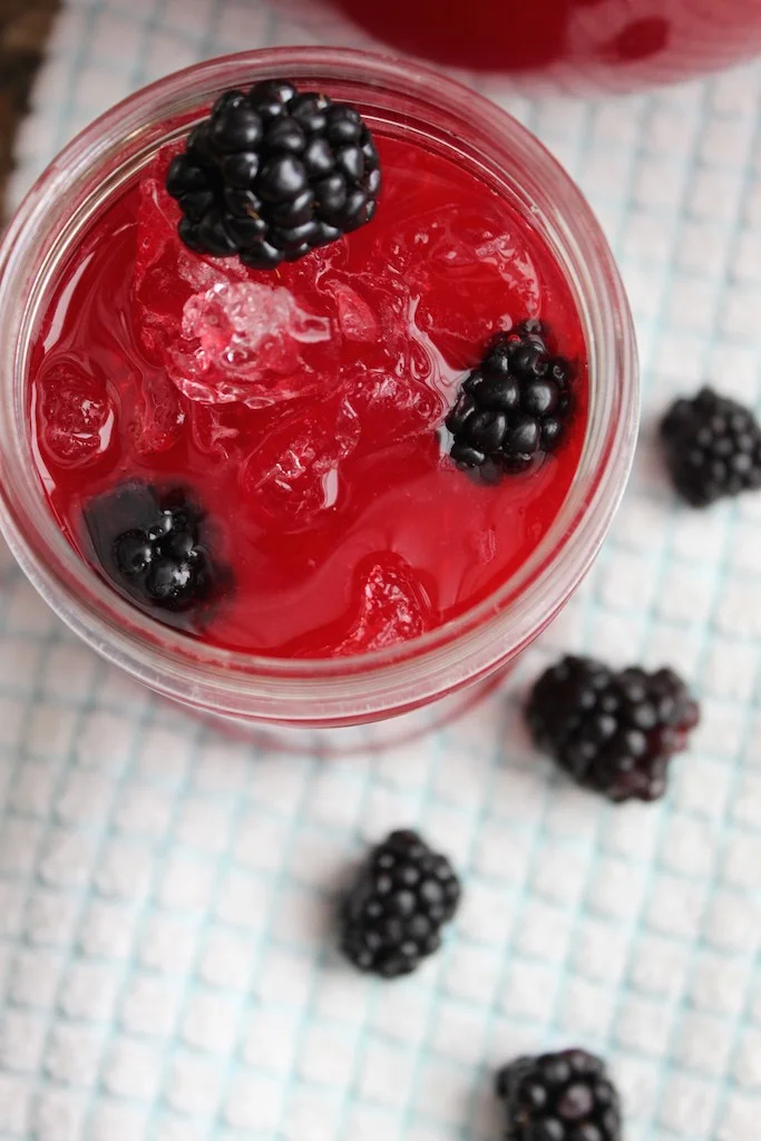 Blackberry Lemonade-Naturally Sweetened