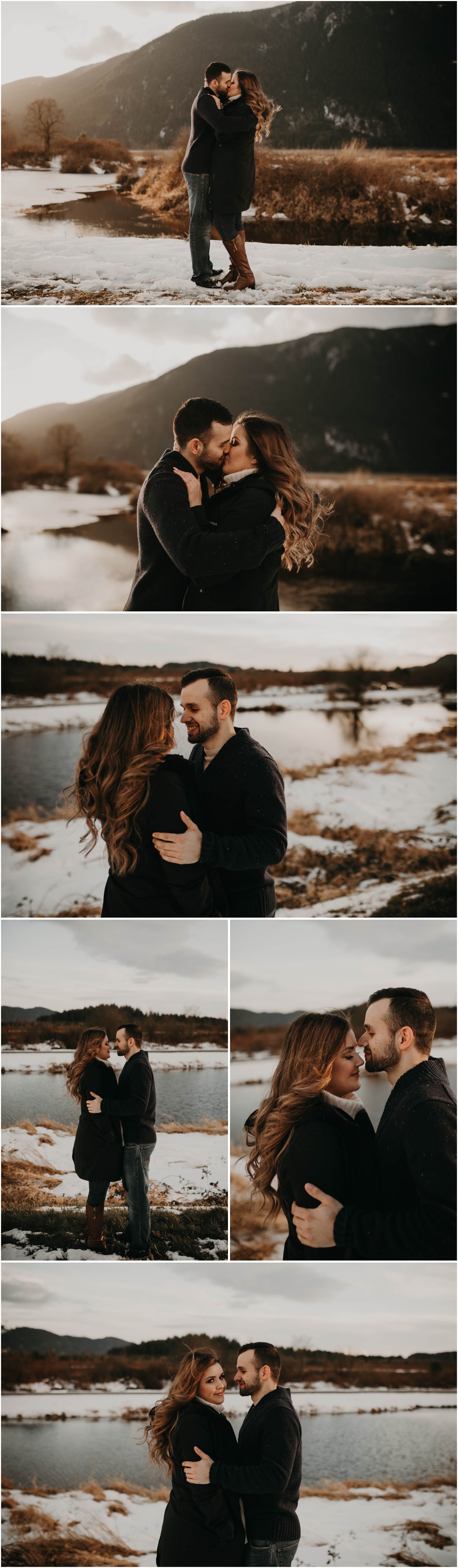 Melissa and Denis Pitt Lake Engagement Session