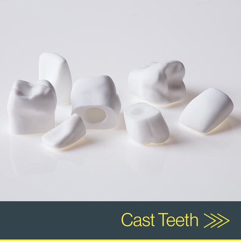 Cast HA Teeth