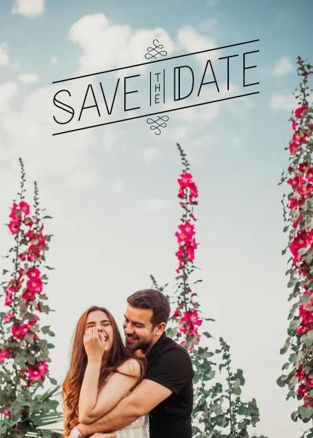 Our save the date designed by me with the help of Meera Graphics and Paperless post . Details about Save the date ideas coming very soon! Picture credits : www.namanverma.com