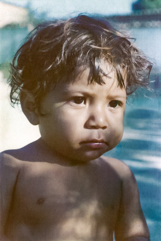 Kid at the beach