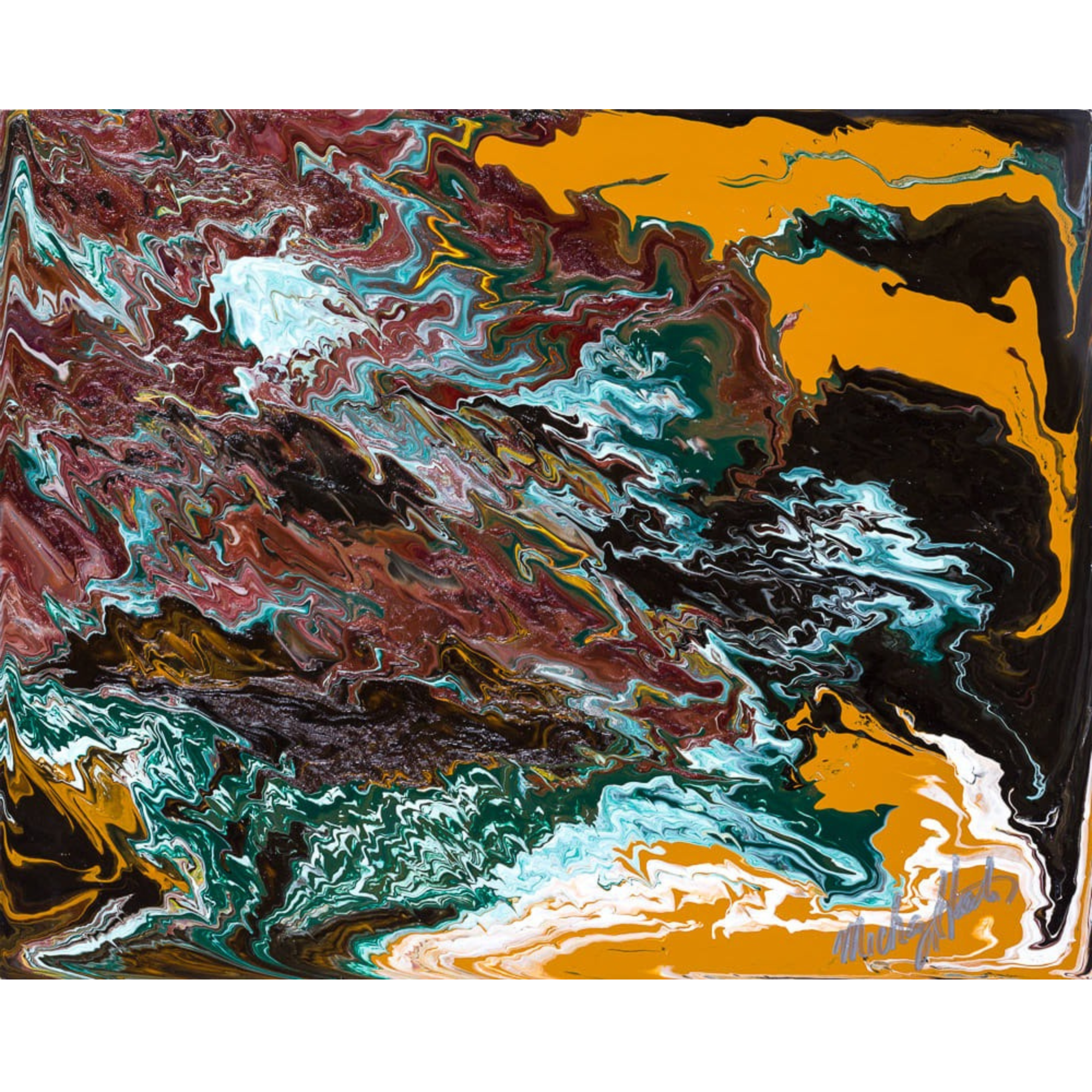 Wolves Lair | 16" x 20" | Board | Oil