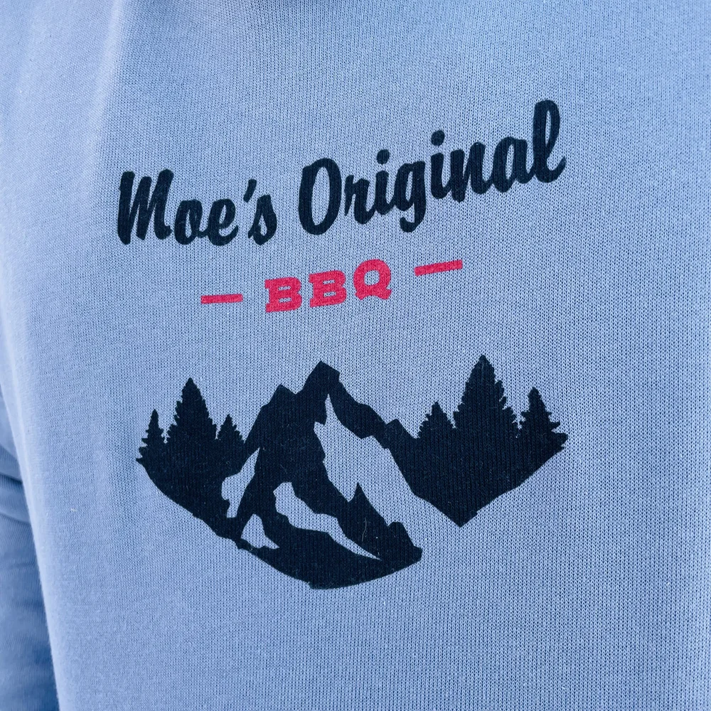 Mountain Badge Hoodie — Moe's Original Bbq