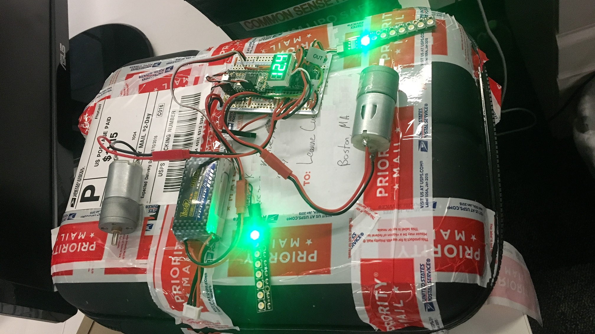 my friend's TeensyBot code for Rainbow Brite--- loads of Neopixel iterations that attach to one of the dials on my Spektrum transmitter. She can have moods...!