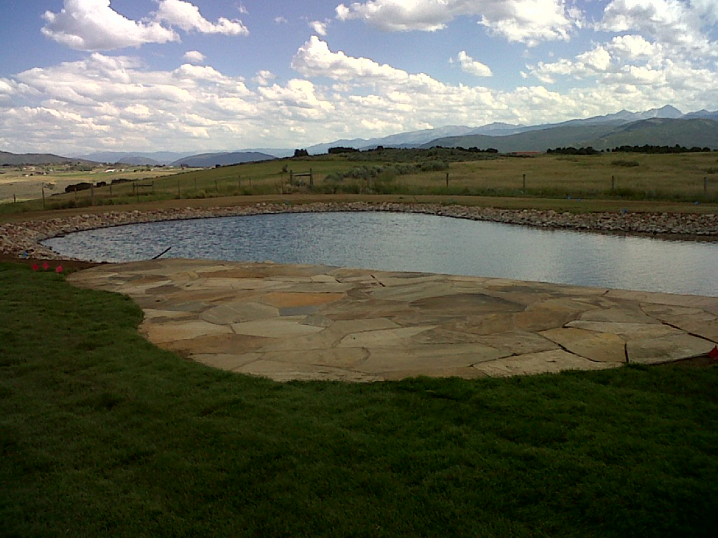 Residential custom pond